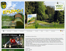 Tablet Screenshot of erlbach-vogtland.de